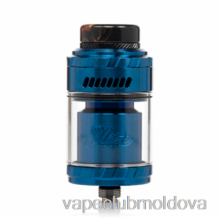 Vape Mod Thunderhead Creations Blaze Solo 25mm Rta Blue
